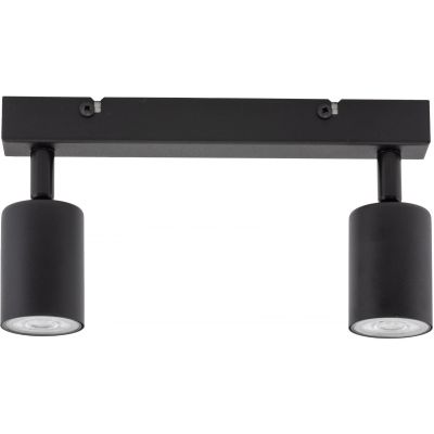 TK Lighting Top lampa podsufitowa 2x10 W czarna 6175