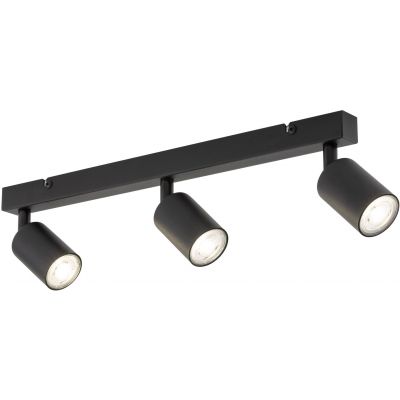 TK Lighting Top lampa podsufitowa 3x10 W czarna 6176