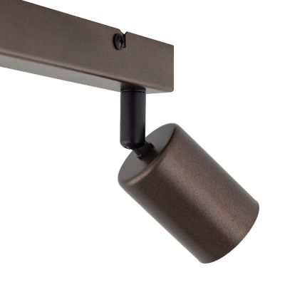 TK Lighting Top lampa podsufitowa 2x10 W brązowa 6180