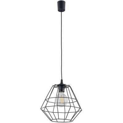 TK Lighting Diamond lampa wisząca 1x15 W czarna 6206