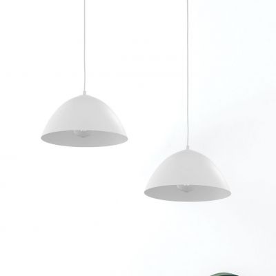 TK Lighting Faro lampa wisząca 1x15W biała 3192