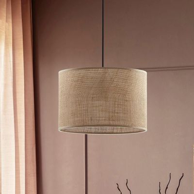 TK Lighting Juta lampa wisząca 1x15W brązowa 6580