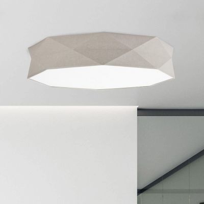 TK Lighting Kantoor plafon 6x15W beżowy/biały 6196