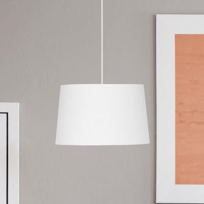 TK Lighting Maja lampa wisząca 1x15W biała 1883