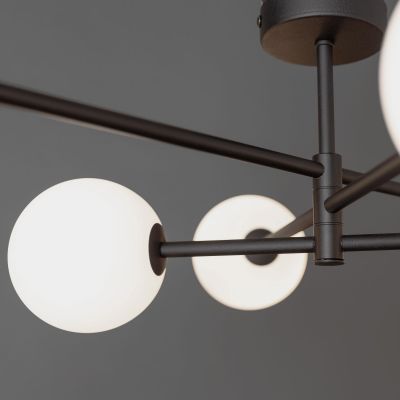 TK Lighting Sarius lampa podsufitowa 6x6W biały/czarny 4734
