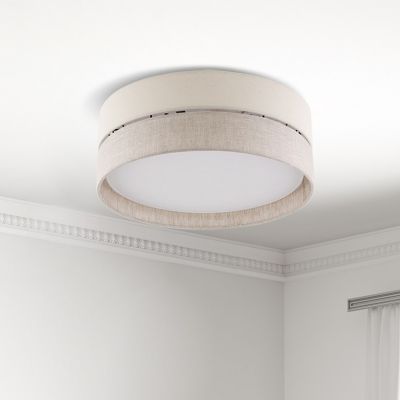 TK Lighting Eco plafon 3x15W szary/beżowy/biały 5775