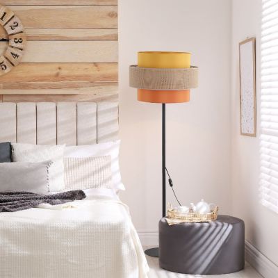 TK Lighting Trio lampa stojąca 1x15 W czarna 6451