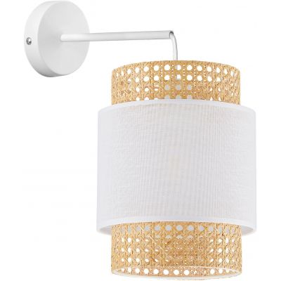 TK Lighting Boho White kinkiet 1x15 biały/beżowy 6538