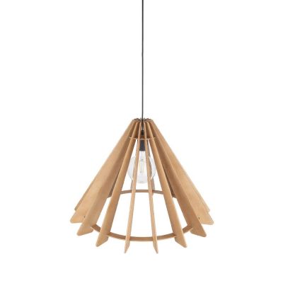 TK Lighting Eris lampa wisząca 1x15 W brązowa 6611