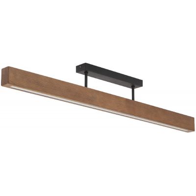 TK Lighting Teo lampa podsufitowa 1x22 W brązowa 6614