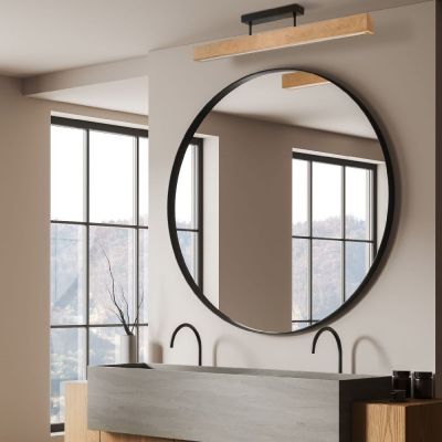 TK Lighting Teo lampa podsufitowa 1x22 W drewno 6619