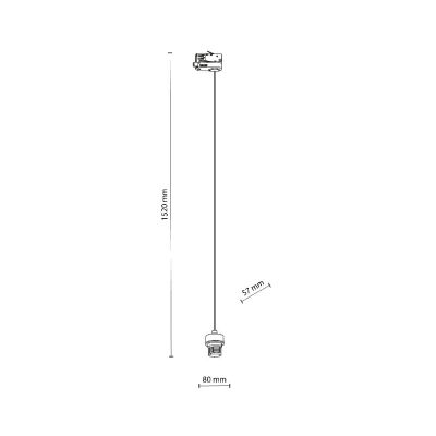 TK Lighting Tracer lampa do szynoprzewodów 1x15 W biały 6761