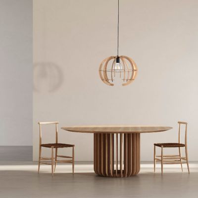 TK Lighting Venus lampa wisząca 1x15 W beżowa 6886