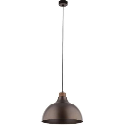 TK Lighting Cap lampa wisząca 1x15 W brązowa 6926