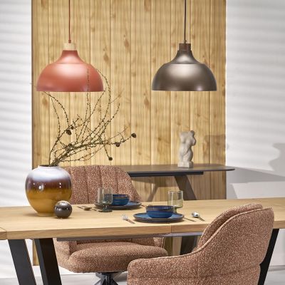 TK Lighting Cap lampa wisząca 1x15 W czerwona 6927