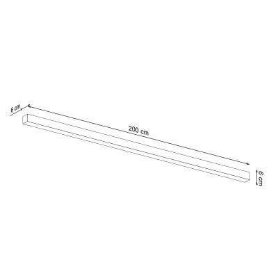 Thoro Lighting Pinne kinkiet 1x50W LED biały TH.234