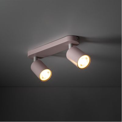 TK Lighting Livia lampa podsufitowa 2x10 W różowa 10233