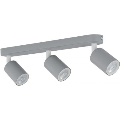 TK Lighting Livia lampa podsufitowa 3x10 W szara 10242