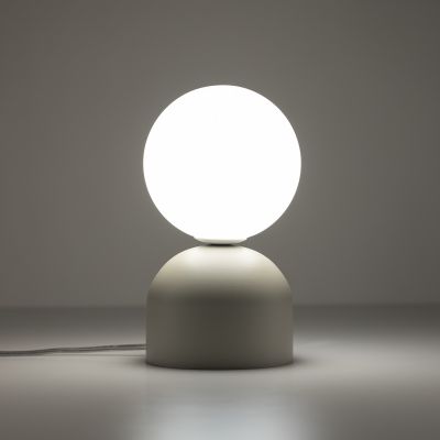 TK Lighting Miki lampka nocna dziecięca 1x8 W biała-beżowa 16038