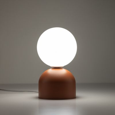 TK Lighting Miki lampka nocna dziecięca 1x8 W biała-brick 16042