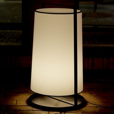 Tooy Macao lampa stojąca 1x20W czarny piaskowy/biały 551.65.C74.W-F
