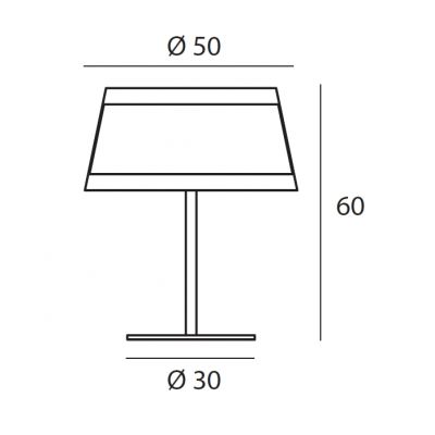 Tooy Lilly lampa stołowa 1x20W czarny piaskowy/beżowy 558.32.C74