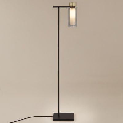 Tooy Osman lampa stojąca 1x10W czarny mat/mosiądz szczotkowany 560.61.C2.C41