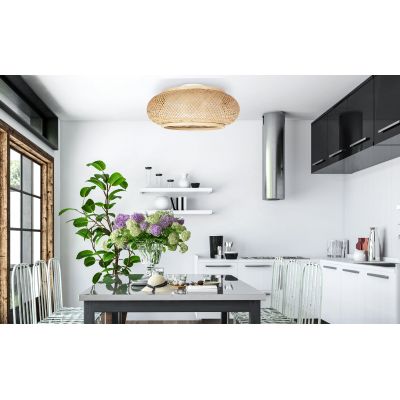 TooLight Boho lampa wisząca 1x60 W drewno OSW-01411