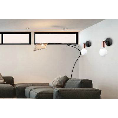 TooLight Loft kinkiet 1x60 W czarny-różowe złoto OSW-04019