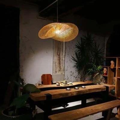 TooLight Boho lampa wisząca 1x60 W drewno OSW-05240