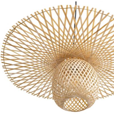 TooLight Boho lampa wisząca 1x60 W drewno OSW-05241