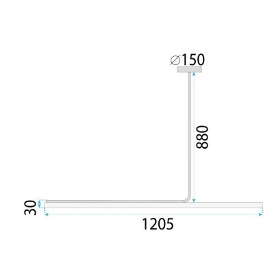TooLight lampa podsufitowa 1x52 W czarna OSW-06990