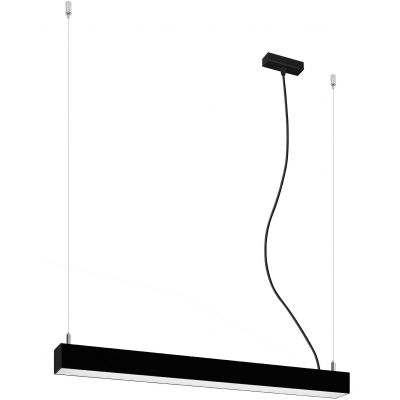 Thoro Lighting Pinne lampa wisząca 1x17W LED czarna TH.030