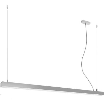 Thoro Lighting Pinne lampa wisząca 1x39W LED szary/opal TH.085