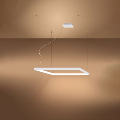 Thoro Lighting Nelya M lampa wisząca 1x50W LED biała TH.147