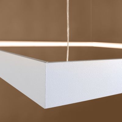 Thoro Lighting Nelya M lampa wisząca 1x50W LED biała TH.147