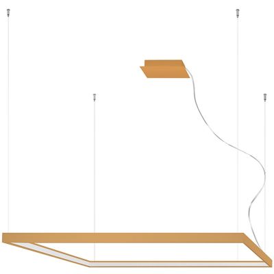 Thoro Lighting Nelya L lampa wisząca 1x70W LED złota TH.155