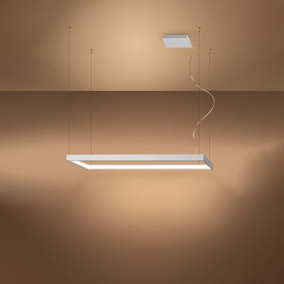 Thoro Lighting Tuula M lampa wisząca 1x50W LED biała TH.159