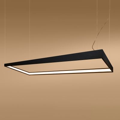 Thoro Lighting Tuula L lampa wisząca 1x50W LED czarna TH.166