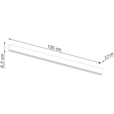 Thoro Lighting Soren plafon 1x41 W czarny TH.284