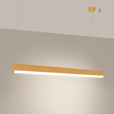 Thoro Lighting Farge lampa wisząca 1x38 W złota TH.295