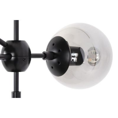 Unilight lampa podsufitowa 10x40W czarny/przydymiony ULFN330