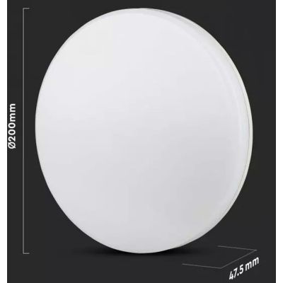 V-TAC plafon 1x15W LED biały 13899