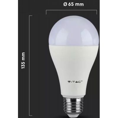 V-TAC żarówka LED 1x15W E27 biała 160