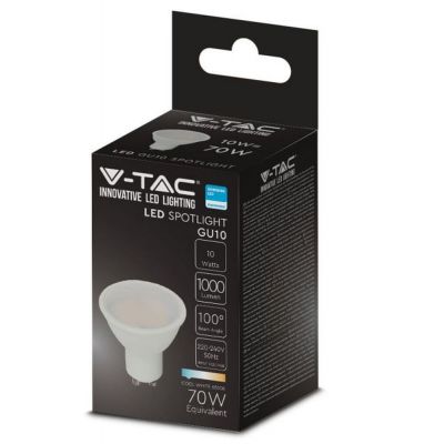 V-TAC żarówka LED 1x10W 6500 K GU10 biała 21880