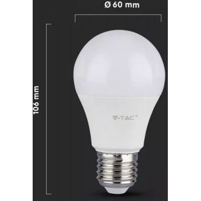 V-TAC żarówka LED 1x9W E27 biała 228