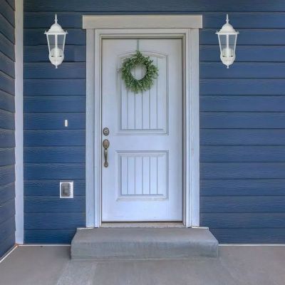 V-TAC kinkiet zewnętrzny 1x60W biały mat 7067