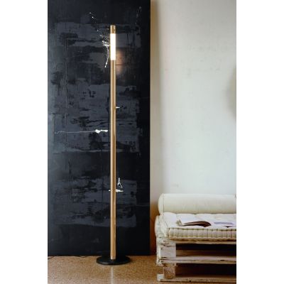 Vesoi Fuse 30/ph lampa stojąca 1x6W surowy mosiądz/czarny PH00103