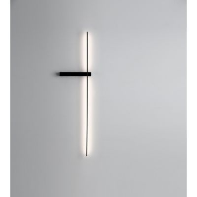 Viokef Slim kinkiet 1x14W LED czarny 4222300