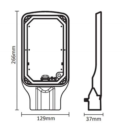 V-TAC naświetlacz 30 W 4000K czarny 10206